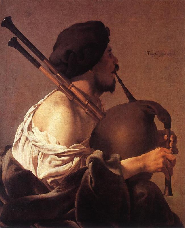 TERBRUGGHEN, Hendrick Bagpipe Player st oil painting image